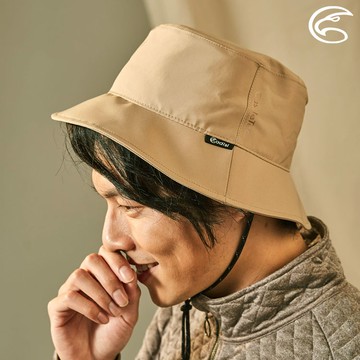 ADISI 輕量3L防水高透氣漁夫帽 AH21035 (S-L) / 麥田棕 / 城市綠洲