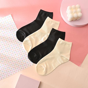 YABY 學院風百搭1/2襪-2雙入-多色任選