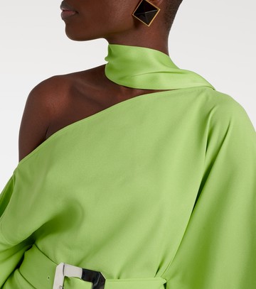 Taller Marmo Taylor one-shoulder belted kaftan