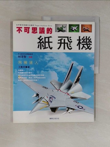 【書寶二手書T1／美工_ZBW】不可思議的紙飛機_王勳邦