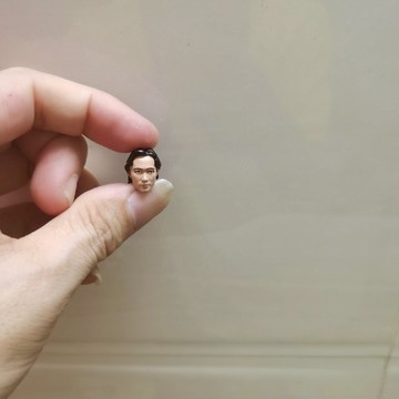 1/18 3675寸黃家駒頭雕 黃家駒3.75寸頭雕