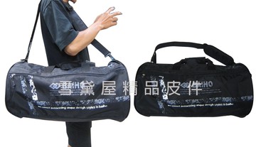 限時 滿3千賺10%點數↘ | ~雪黛屋~BAIHO 旅行袋圓筒袋中容量超輕防水尼龍布台灣製造品質保證壓扁收手提肩背斜側背附長背帶OH1624