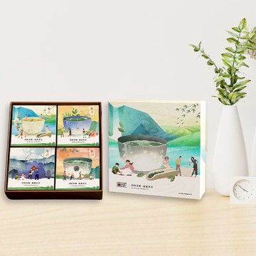 [快速出貨] 四季茶香相伴【無藏茗茶】X【可瑞特設計】X【伊甸基金會】聯名公益禮盒 -【四時茶願·歲歲平安】綜合茶包茶食禮盒組 一茶一點 四季安然 歲歲安康 療癒日常 伴手禮 送禮推薦