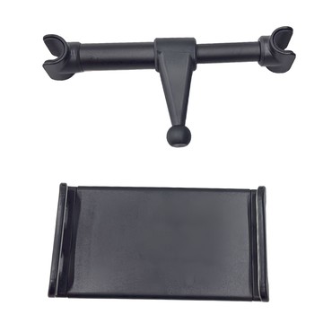 圓球車用後座手機架 矽膠+鋁合金材質  1個  black