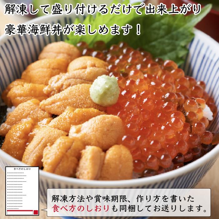 海鮮丼セット  うに いくら 冷凍 グルメ ウニ 雲丹  イクラ いくら醤油漬け 送料無料