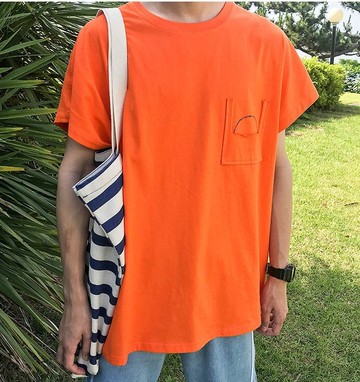 FINDSENSE H1夏季 新款 韓國 原宿  簡約  時尚  寬鬆 潮牌 舒適透氣 短袖 T恤 潮男 上衣