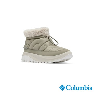 Columbia 哥倫比亞 女款-防潑保暖低筒雪靴-灰綠色 UBL29380GG/IF