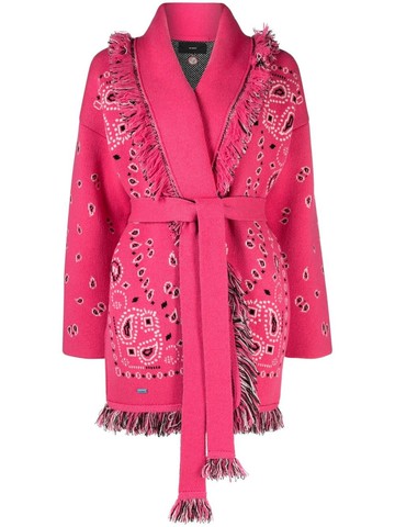 Alanui `Bandana` Jacquard Cardigan