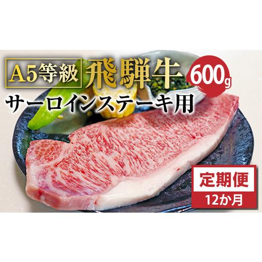 ふるさと納税 岐阜県 垂井町 Ａ5等級飛騨牛サーロインステーキ用600ｇ