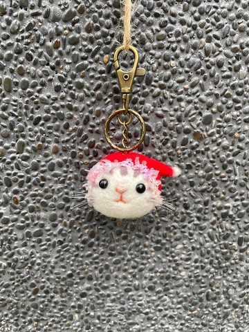 聖誕節 小紅帽貓咪 吊飾 聖誕禮物