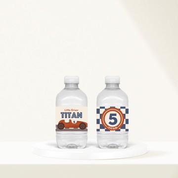 【客製】 復古車車瓶裝水| 派對 | 生日 | 紀念 | 佈置