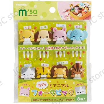 Torune 便當裝飾叉 動物 水果叉 三明治叉 食物叉 叉子 叉 貓 大象 老虎 獅子 松鼠 熊 狗 兔子