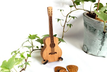 用于挑选的盒子 用于挑选个性化礼物的木制原声吉他架