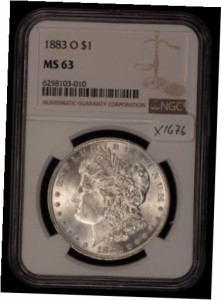 アンティークコイン コイン 金貨 銀貨 Morgan Silver Dollar Luster NGC MS SKU-X1676 1883-O