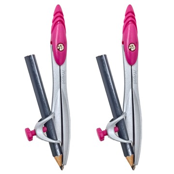 Maped 學用鉛筆型圓規 - 學生製圖必備 精準耐用 輕鬆繪製完美幾何圖形  2組