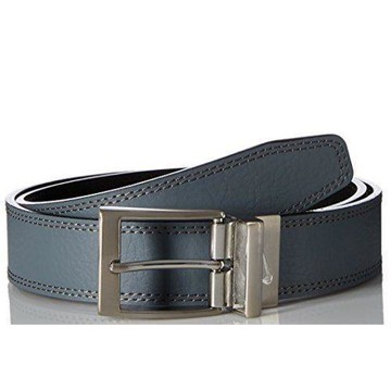 【Nike】2018時尚經典雙縫黑灰色兩面用皮帶(預購)