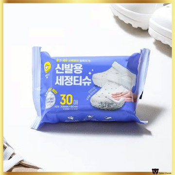 大創 DAISO KOREA 擦鞋濕巾 30 片便攜式運動鞋和韓國製造的日常擦鞋劑