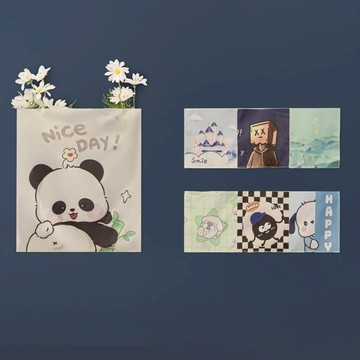 靠牆遮光儲物簾口袋布 195*110cm 送掛鉤 學生蚊帳專用 上下鋪通用 隱私窗簾 學生宿舍 出租房遮陽 小窗戶短遮擋