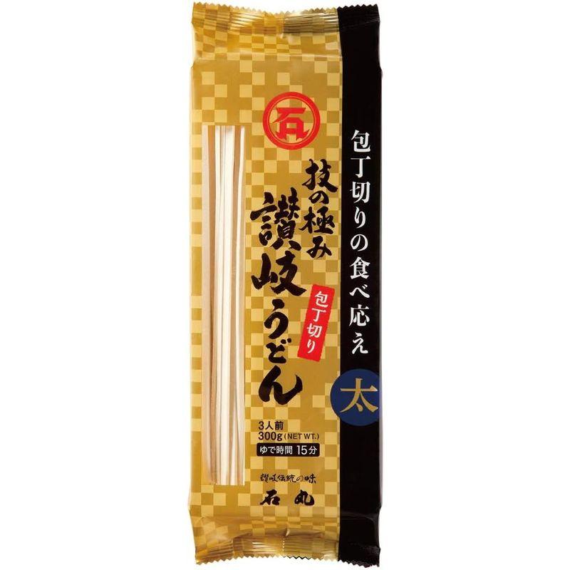 石丸製麺 技の極み 讃岐うどん 包丁切り 300g×12袋入×(2ケース)