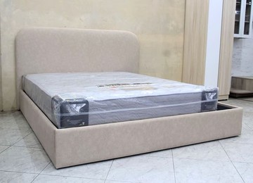 【歐風別館】博多六尺雙人貓抓布床頭片+掀床【基隆至台中免運費】