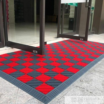 室外拼接地墊賓館防滑墊酒店門口腳墊進門蹭土塑料地毯加厚防水墊