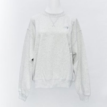 New Balance 女款 灰色 運動 休閒 美規 大學T 圓領 棉質 上衣 長袖 WT41500AHH