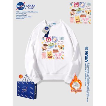 聯名情侶裝加絨衛衣女春秋2026新款美式復古小個子長袖厚外套上衣