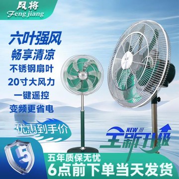 電風扇工業家用落地扇大功率客廳辦公搖頭商用強力商務扇