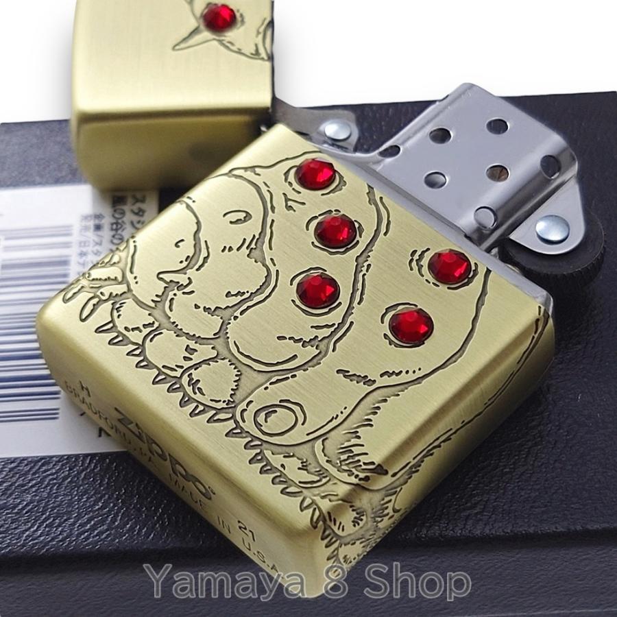 ZIPPO ジッポー ライター 風の谷のナウシカ 赤目王蟲 四面デザイン ブラス キャラクター アニメ コレクション ギフト