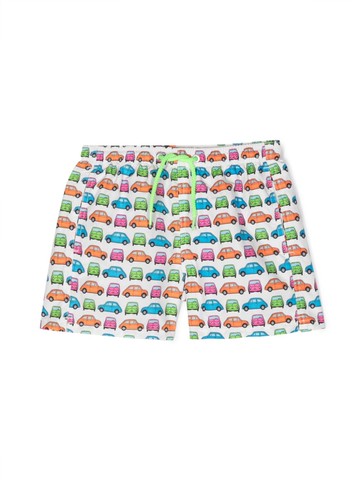 MC2 Saint Barth Kids - graphic-print swimming shorts - kids - Recycled Polyester/Spandex/Elastane/Polyamide - 8 - White
