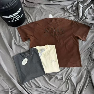 超級舒適SEDAN ALL PURPOSE重磅蠟染做舊 短袖T恤