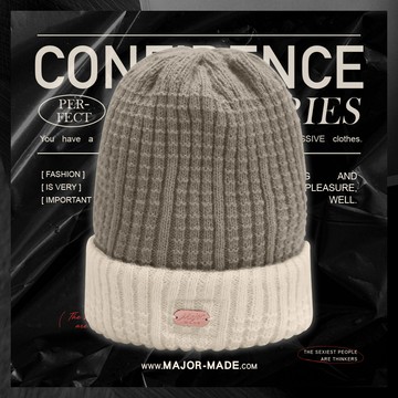 雙面戴小標毛帽