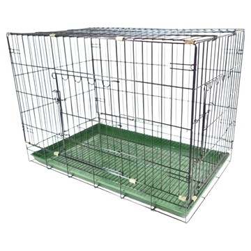 靜電烤漆折疊式狗籠  0.5m  1個