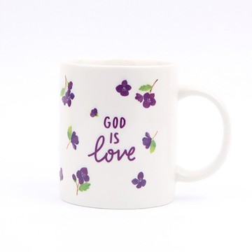 花漾系列-福音Mug  02.God is Love (紫戀)