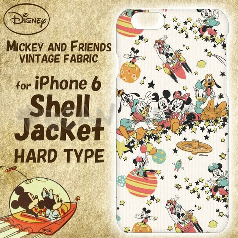 Iphone6用 アイフォーン6 ケース カバー ディズニーヴィンテージシーツ風 シェルジャケット ミッキー フレンズ ディズニー Disney ミッキーマウス Dn 224a 通販 Lineポイント最大0 5 Get Lineショッピング