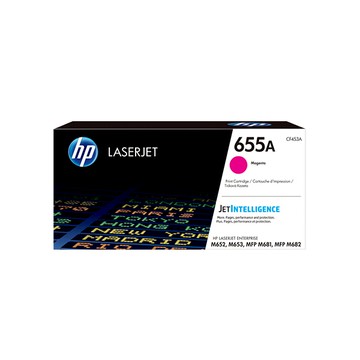 HP 惠普 655A LaserJet 紅色原廠碳粉匣(CF453A) 適用 M681f/M681z/M682z/M652dn/M652n