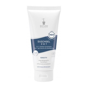 德國 Bioturm 男士二合一沐浴洗髮露 200ml 男士用品 洗髮 沐浴 身體清潔 附發票【心心哈德】現貨 全館499超取免運｜全場下殺★滿額再享折扣