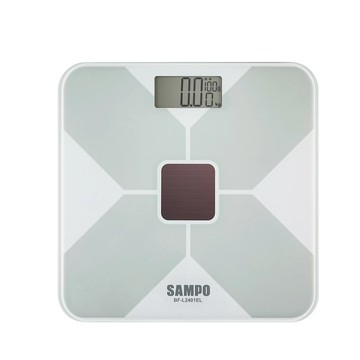 免運 sampo聲寶 太陽能電子體重計 bf-l2401el