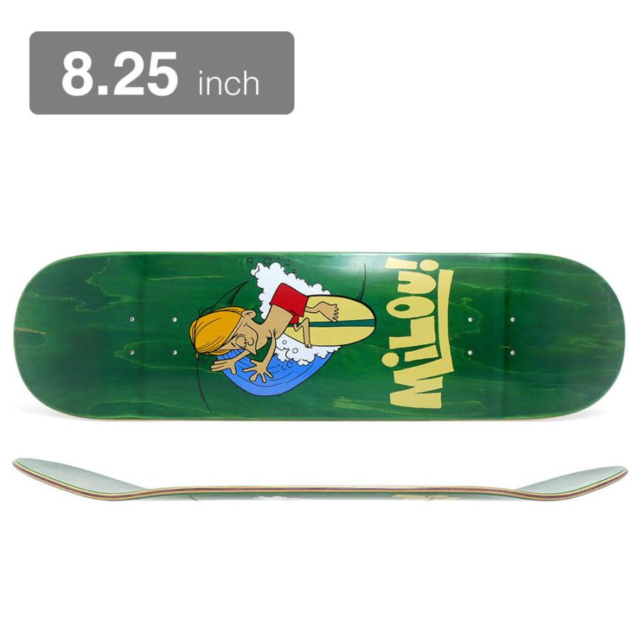 PIZZA DECK ピザ デッキ VINCENT MILOU SURF GREEN STAIN 8.25