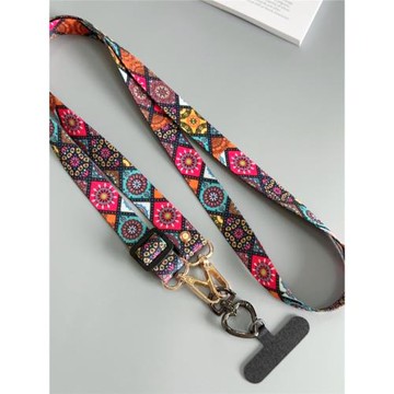 手機掛繩掛脖子高級感高端女掛在的日系寬帶寬版復古民族風加長掛