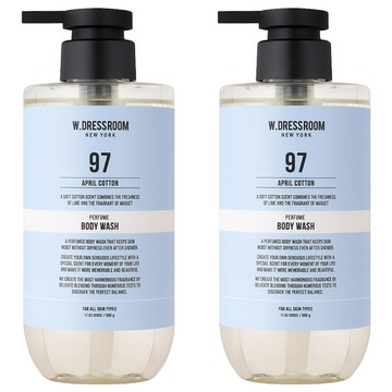 W.DRESSROOM 多麗絲 保濕香氛沐浴乳 No.97 April Cotton  500ml  2瓶