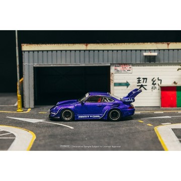 TARMAC WORKS 1/64 保時捷 Porsche RWB 993 ARMY GIRL 武裝天使 911 模型車