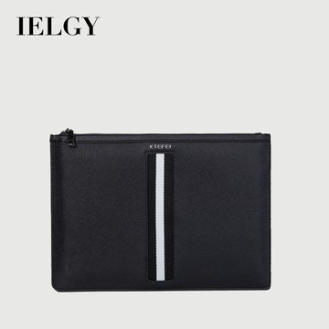 IELGY 男士手拿包大容量收納包簡約文件包