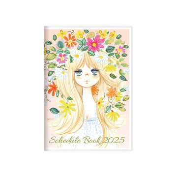 【震撼精品百貨】2025年 掛曆/年曆/手帳~水森亞土Ado Mizumori~ 2025 B6年曆手帳本-粉*76000