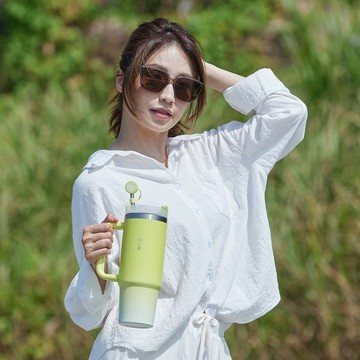 台鐵授權 山嵐漸層冰壩杯 附不鏽鋼吸管 防塵吸管套/山嵐號