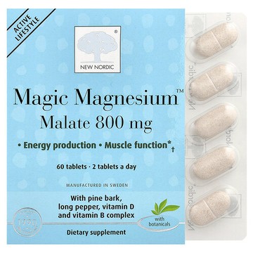 New Nordic, Magic Magnesium™ Malate, 60 Tablets