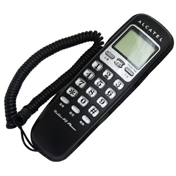 【福利品有刮傷】阿爾卡特 Alcatel 來電顯示有線電話 T226TW (可壁掛)