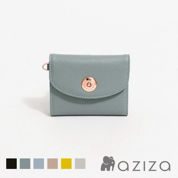 【aziza】OLA大開口零錢包-鬱蔥綠AZDXA010D01LE4