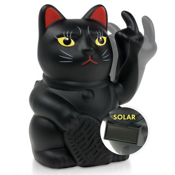 ANGRY CAT 中指貓 (迷你款 / 太陽能)