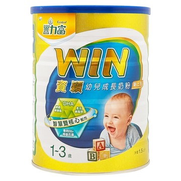 Fernleaf 豐力富 WIN 3號資穎幼兒成長奶粉 1-3歲 智慧雙核心配方 DHA  1.5kg  1罐